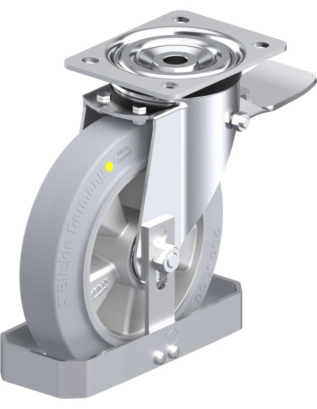 L-ALEV 200K-ST-SG-AS-FS antistatinis ratukas su stabdžiais