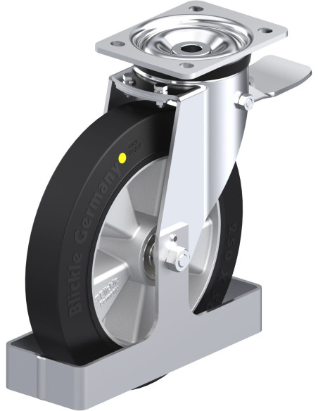 L-ALEV 250K-3-ST-EL-FS antistatinis ratukas su stabdžiais