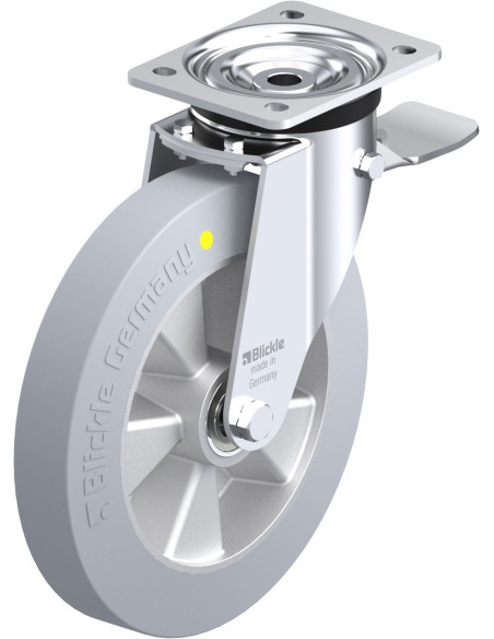 L-ALEV 250K-3-ST-SG-AS antistatinis ratukas su stabdžiais