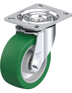 Poliuretano pasukamas ratukas L-ALST 100K, 100 mm