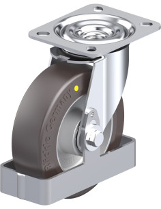 L-ALST 125K-AS-FS antistatinis poliuretaninis ratukas 125 mm