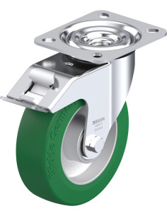 L-ALST 125K-FI poliuretano pasukamas ratukas 125 mm