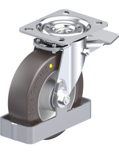 L-ALST 125K-ST-AS-FS antistatinis poliuretaninis ratukas