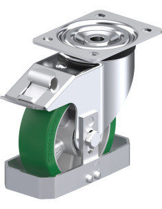 L-ALST 150K-FI-FS poliuretano pasukamas ratukas su