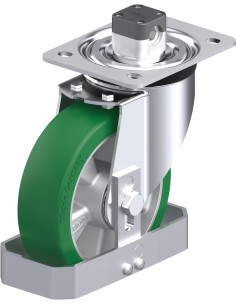 Poliuretano ratukas L-ALST 160K-CS11-FS su stabdžiais