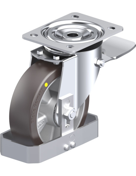 L-ALST 160K-ST-AS-FS antistatinis poliuretaninis ratukas su