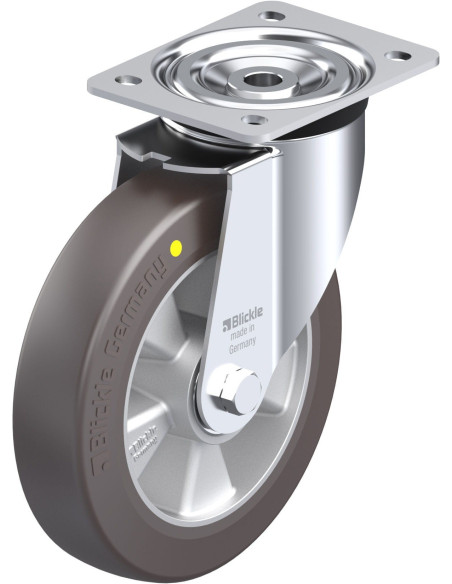 L-ALST 200K-AS antistatinis poliuretaninis ratukas 200 mm