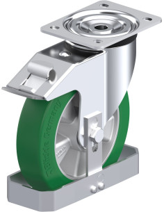 L-ALST 200K-FI-FS poliuretano pasukamas ratukas su