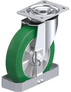 L-ALST 200K-FS poliuretano pasukamas ratukas 200 mm