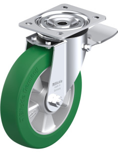 L-ALST 200K-ST Poliuretano ratukas su stabdžiais