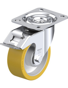 L-ALTH 100K-FI poliuretano ratukas su stabdžiais