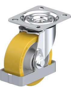 Poliuretano pasukamas ratukas L-ALTH 100K-FS, 100 mm