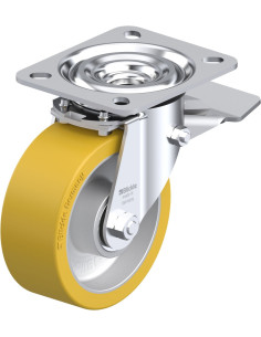 Poliuretano ratukas L-ALTH 100K-ST su stabdžiais