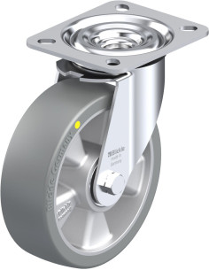 L-ALTH 125K-AS - antistatinis poliuretaninis ratukas 125 mm