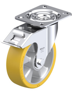 Poliuretano pasukamas ratukas su stabdžiais L-ALTH 125K-FI