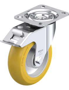 L-ALTH 125K-FI-CO poliuretano ratukas su stabdžiais