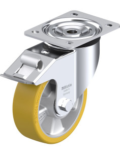 Pasukamas poliuretano ratukas su stabdžiais L-ALTH 150K-FI