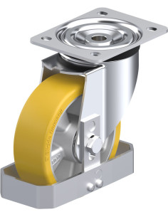 L-ALTH 150K-FS poliuretano pasukamas ratukas 150 mm