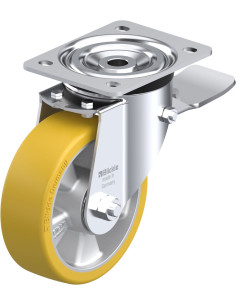 Poliuretano ratukas L-ALTH 150K-ST su stabdžiais