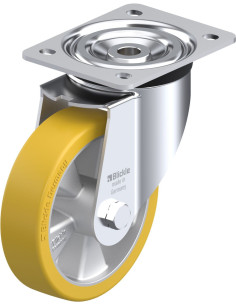 Poliuretano pasukamas ratukas L-ALTH 151K, 150 mm