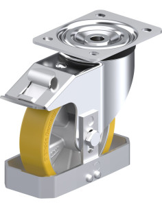 Poliuretano ratukas L-ALTH 151K-FI-FS su stabdžiais