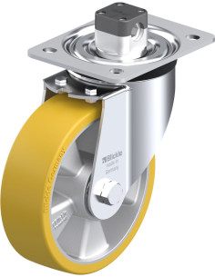 Poliuretano ratukas L-ALTH 160K-CS11 su stabdžiais