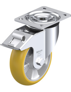 Poliuretano ratukas L-ALTH 160K-FI-CO su stabdžiais