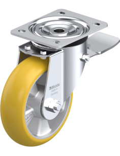 Poliuretano ratukas L-ALTH 160K-ST-CO su stabdžiais