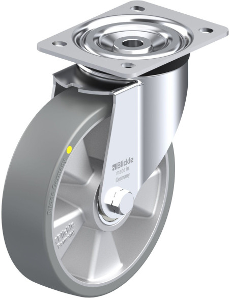 L-ALTH 180K-AS antistatinis poliuretaninis ratukas 180 mm