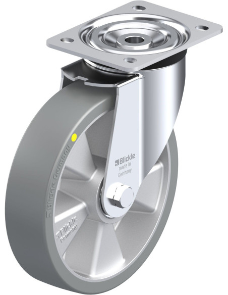 L-ALTH 200K-AS antistatinis poliuretaninis ratukas 200 mm