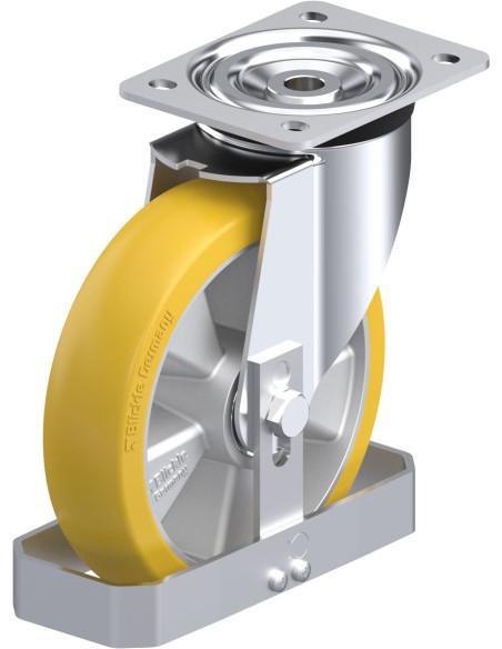 Poliuretano pasukamas ratukas L-ALTH 200K-CO-FS, 200 mm