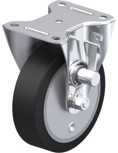 B-GEV 160K-TMR fiksuotas ratukas dengtas guma