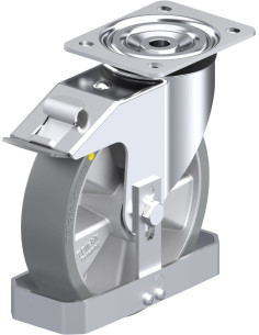 L-ALTH 200K-FI-AS-FS antistatinis poliuretaninis ratukas su