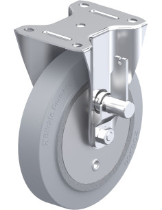 B-GEV 200K-TB-SG fiksuotas ratukas, 200 mm, guma