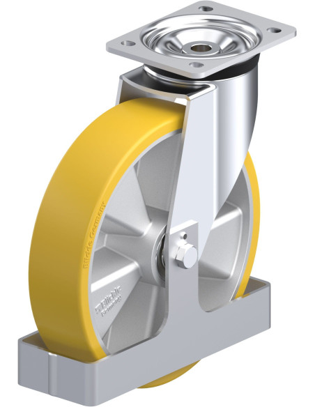 Poliuretano pasukamas ratukas L-ALTH 250K-3-FS, 250 mm