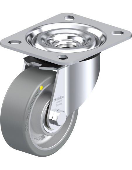 L-ALTH 80K-AS antistatinis poliuretaninis ratukas 80 mm