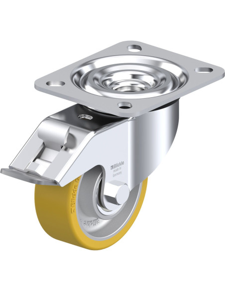 Poliuretano ratukas L-ALTH 80K-FI su stabdžiais