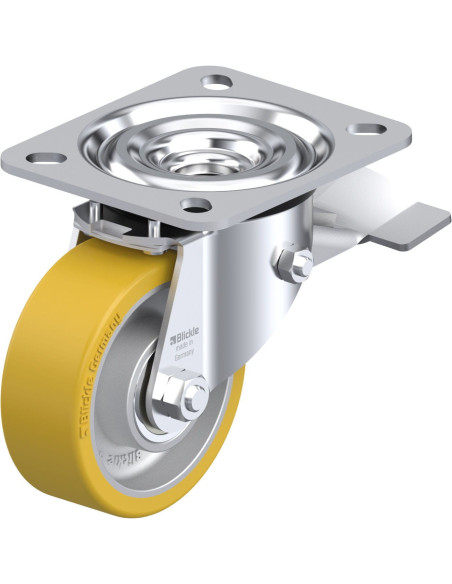 Poliuretano ratukas L-ALTH 80K-ST su stabdžiais