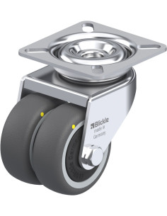 LDA-PATH 50KF-ELS antistatinis dvigubas pasukamas ratukas