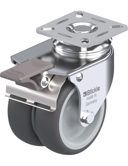 LDA-PATH 75G-FI poliuretano ratukas, 75 mm