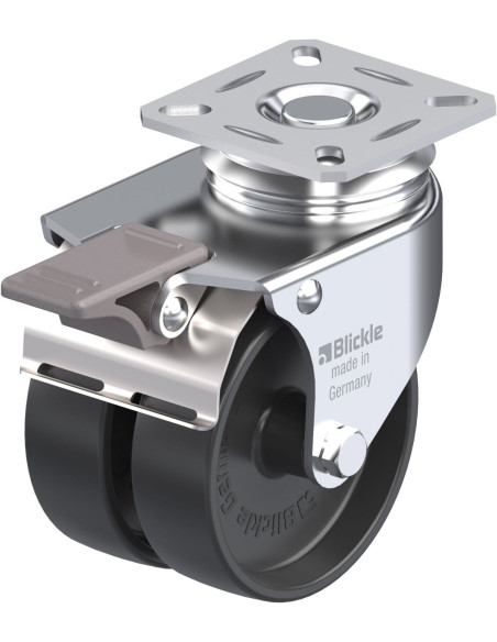 LDA-POA 75G-FI Dvigubas Pasukamas Ratukas 75 mm