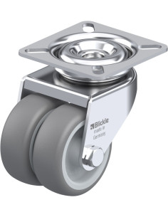 LDA-TPA 50G - Dvigubas pasukamas ratukas 50 mm