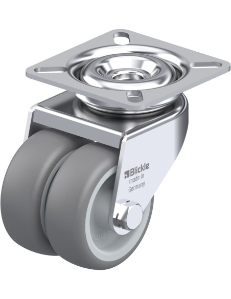 LDA-TPA 50G - Dvigubas pasukamas ratukas 50 mm