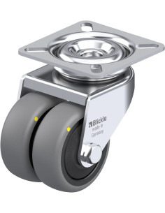 LDA-TPA 50KF-ELS antistatinis dvigubas pasukamas ratukas