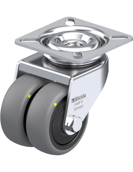 LDA-TPA 50KF-ELS antistatinis dvigubas pasukamas ratukas