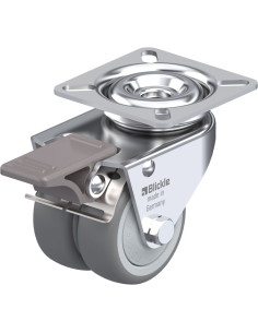 LDA-TPA 50KF-FI dvigubas pasukamas ratukas 50 mm