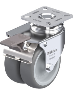 LDA-TPA 75G-FI dvigubas pasukamas ratukas 75 mm