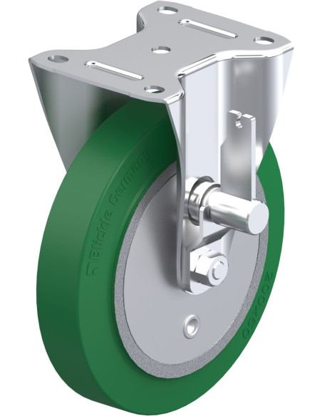 B-GST 200K-TB fiksuotas poliuretano ratukas 200 mm