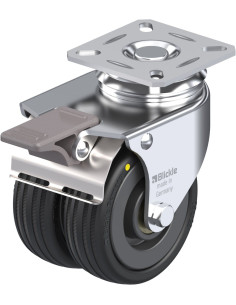 LDA-VPA 75K-FI-EL antistatinis dvigubas pasukamas ratukas