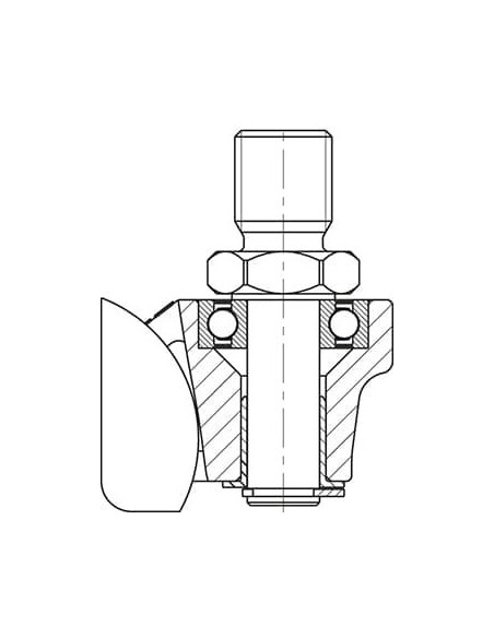 LD-PO 60G dvigubas pasukamas ratukas
